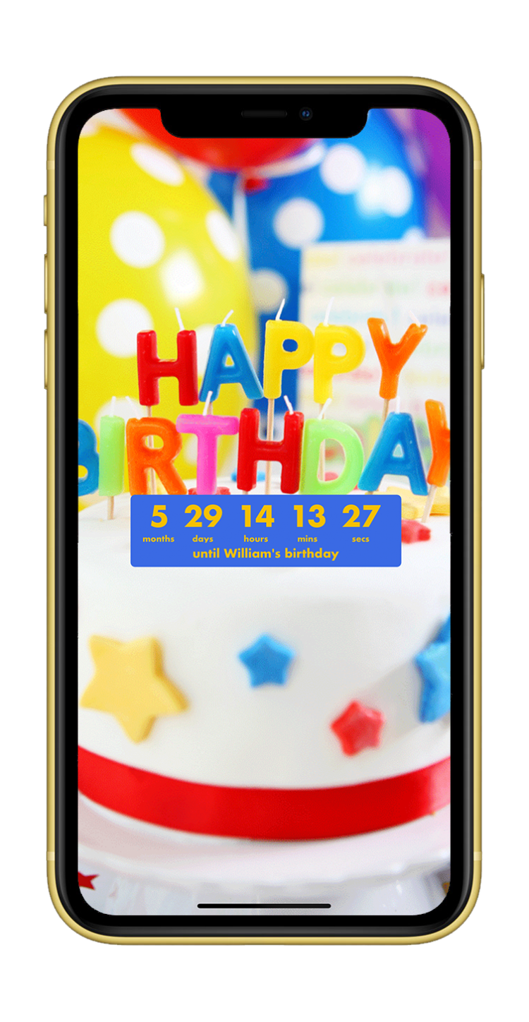 Birthday Countdown App